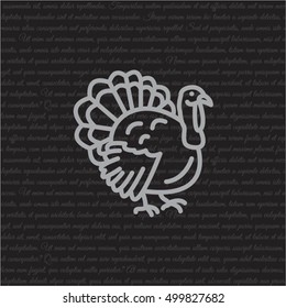 Web line icon. Turkey