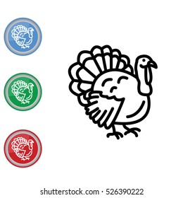 Web line icon. Turkey