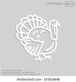 Web line icon. Turkey