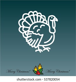 Web line icon. Turkey