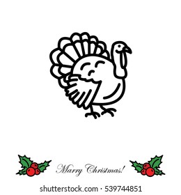 Web line icon. Turkey