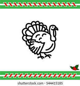 Web line icon. Turkey