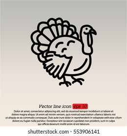 Web line icon. Turkey