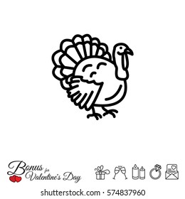 Web line icon. Turkey