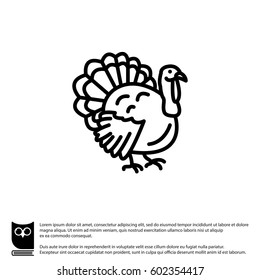 Web line icon. Turkey