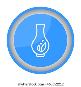 Web line icon. Vase.