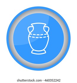 Web line icon. Vase.