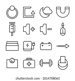 ilustración vectorial de icono de línea web