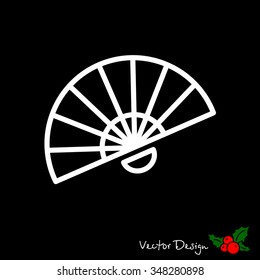 Web line icon. Veer, fan