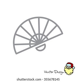 Web line icon. Veer, fan