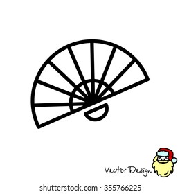 Web line icon. Veer, fan
