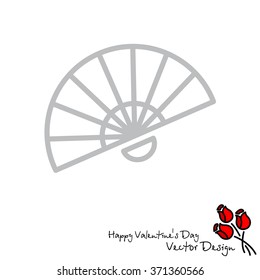 Web line icon. Veer, fan