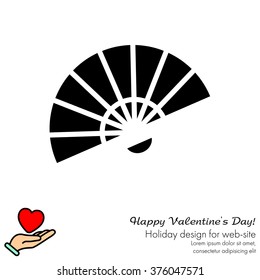Web line icon. Veer, fan