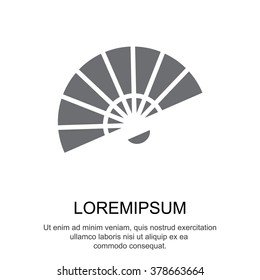 Web line icon. Veer, fan