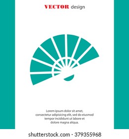 Web line icon. Veer, fan