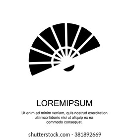 Web line icon. Veer, fan