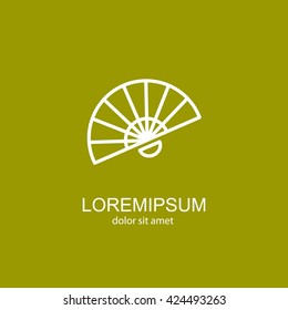 Web line icon. Veer, fan