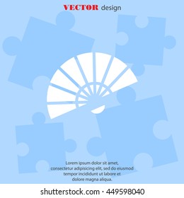Web line icon. Veer, fan