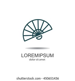 Web line icon. Veer, fan