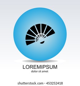 Web line icon. Veer, fan