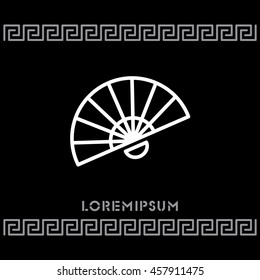 Web line icon. Veer, fan