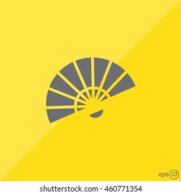 Web line icon. Veer, fan