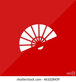 Web line icon. Veer, fan