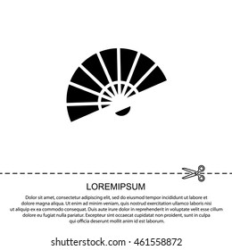 Web line icon. Veer, fan