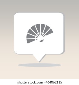Web line icon. Veer, fan
