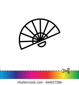 Web line icon. Veer, fan