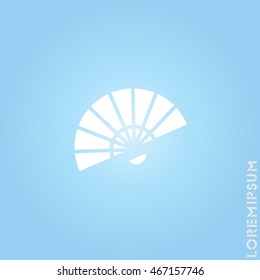 Web line icon. Veer, fan