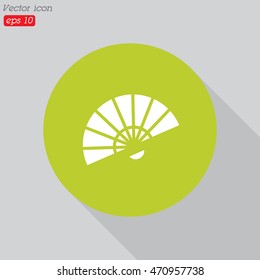 Web line icon. Veer, fan