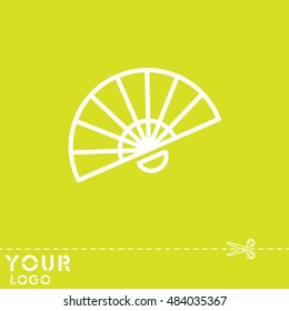Web line icon. Veer, fan