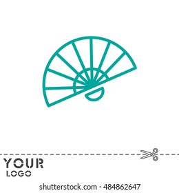 Web line icon. Veer, fan