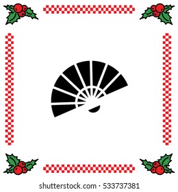 Web line icon. Veer, fan