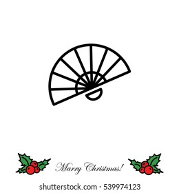 Web line icon. Veer, fan