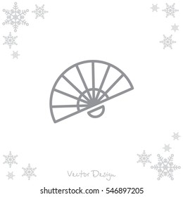 Web line icon. Veer, fan