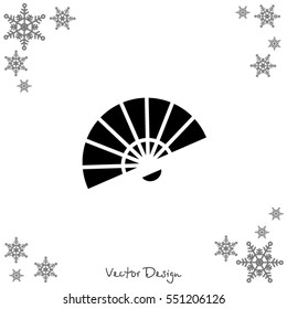 Web line icon. Veer, fan