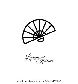 Web line icon. Veer, fan