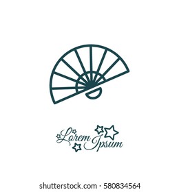 Web line icon. Veer, fan