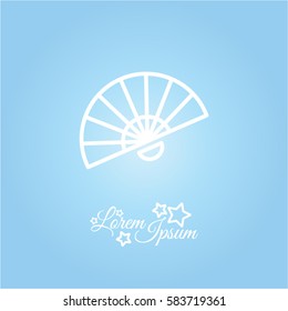 Web line icon. Veer, fan