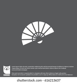 Web line icon. Veer, fan