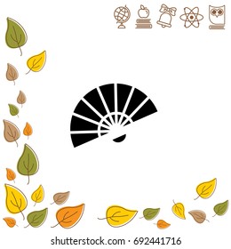 Web line icon. Veer, fan