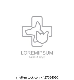 Web line icon. Veterinary medicine icon.