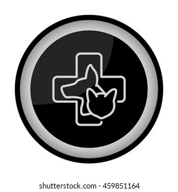 Web line icon. Veterinary medicine icon.