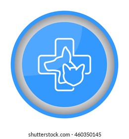 Web line icon. Veterinary medicine icon.