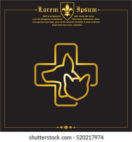 Web line icon. Veterinary medicine icon.