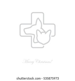 Web line icon. Veterinary medicine icon.