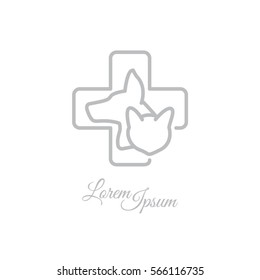 Web line icon. Veterinary medicine icon.