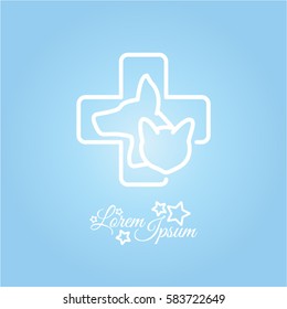 Web line icon. Veterinary medicine icon.